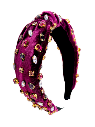 Multi Pink Stone Headband